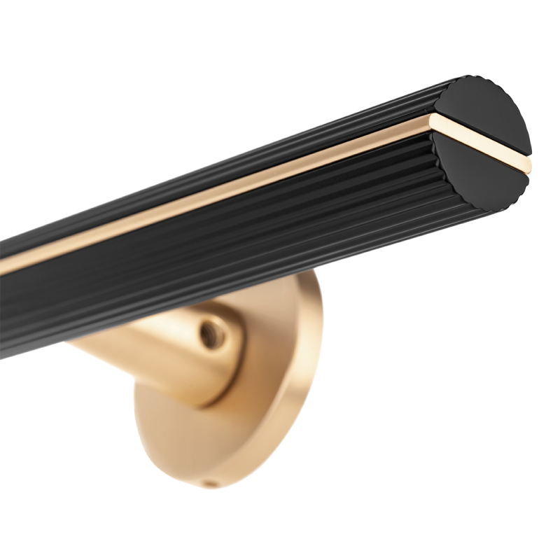 Klamka do Drzwi Wewnętrznych Czarno Złota MAIO II Kuchinox