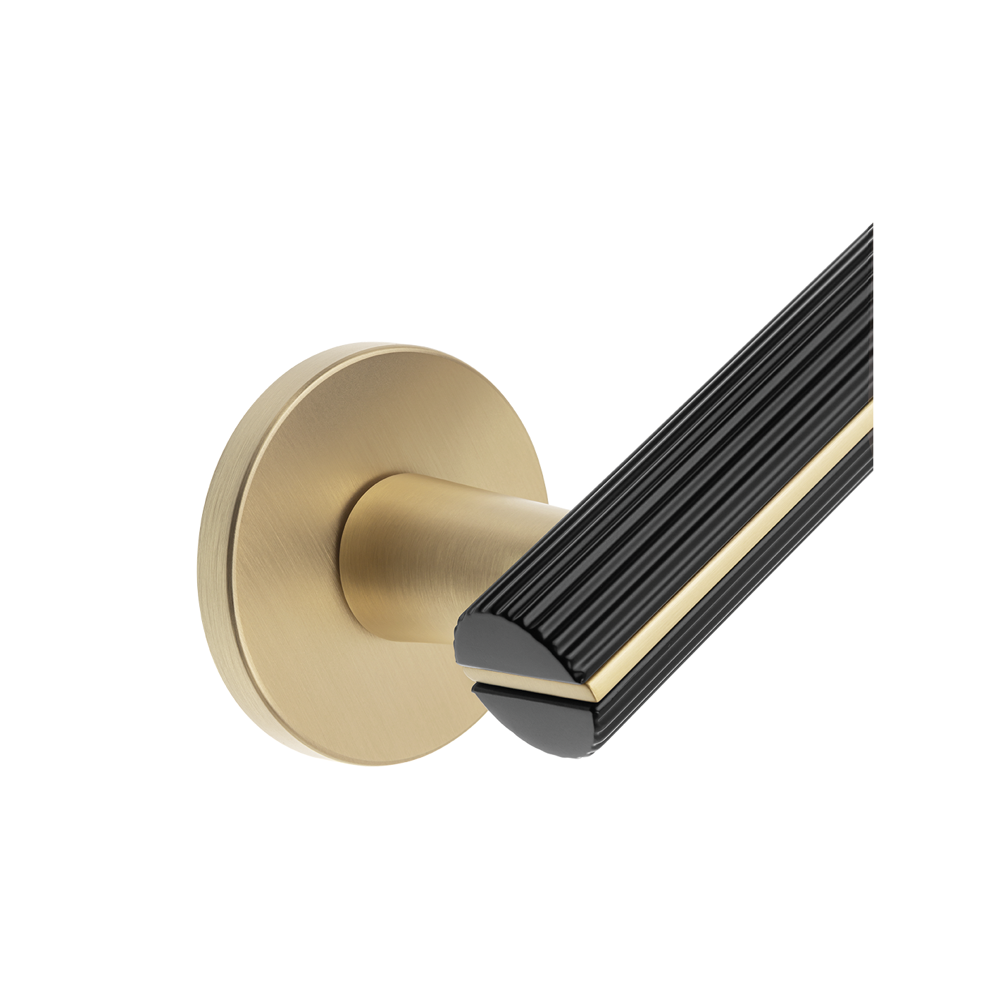 Klamka do Drzwi Wewnętrznych Czarno Złota MAIO II Kuchinox