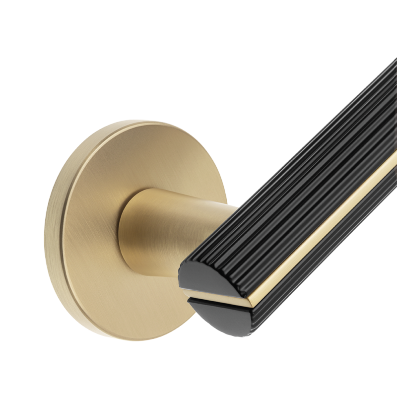 Klamka do Drzwi Wewnętrznych Czarno Złota MAIO II Kuchinox