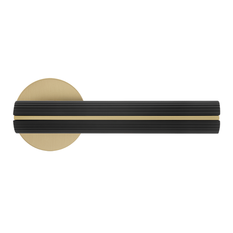 Klamka do Drzwi Wewnętrznych Czarno Złota MAIO II Kuchinox