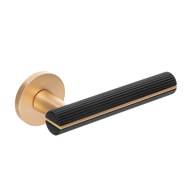 Klamka do Drzwi Wewnętrznych Czarno Złota MAIO II Kuchinox