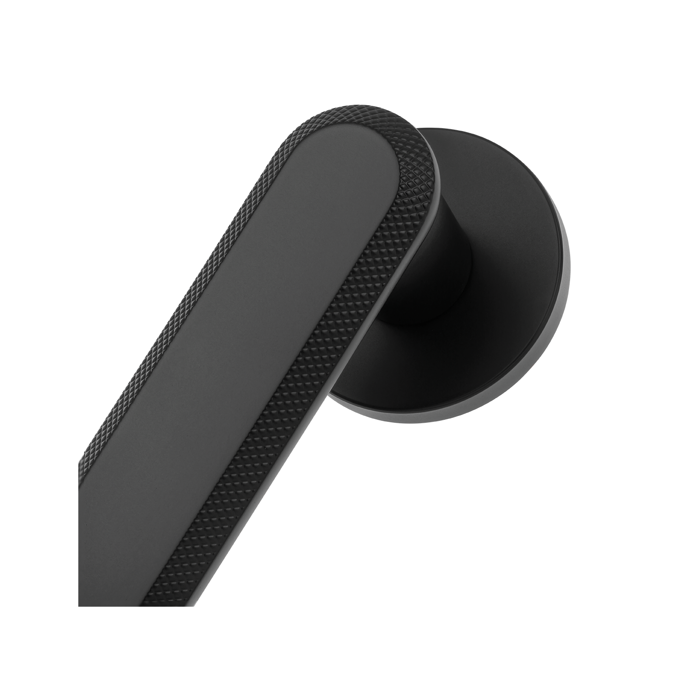 Klamka do Drzwi Wewnętrznych Czarna RUGOS Kuchinox