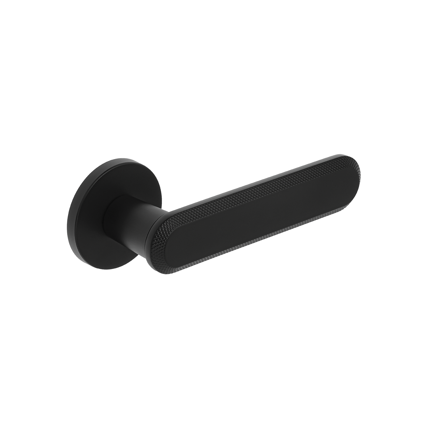 Klamka do Drzwi Wewnętrznych Czarna RUGOS Kuchinox