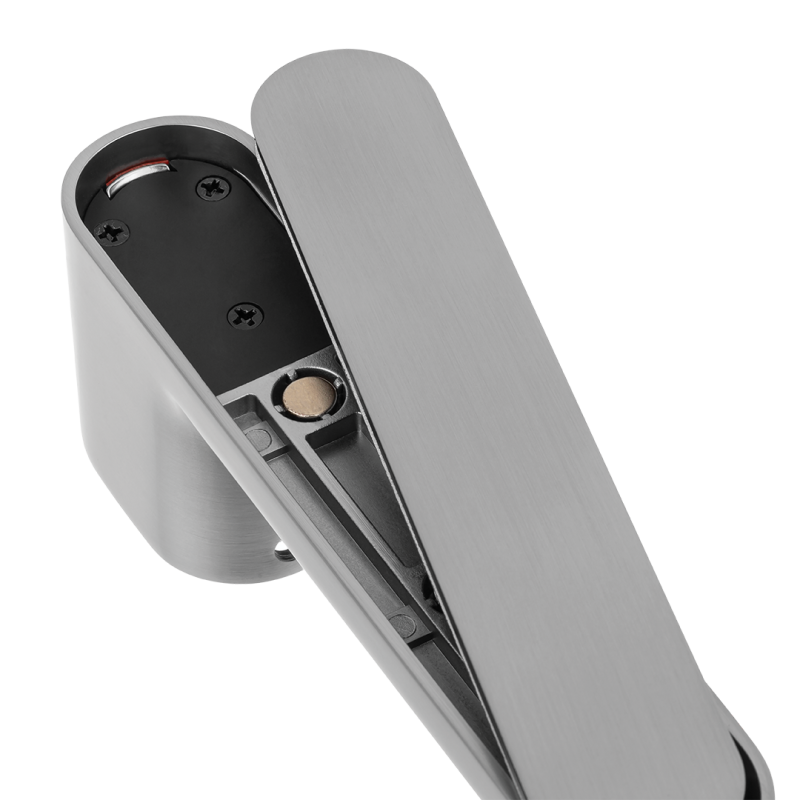 Klamka do Drzwi Wewnętrznych z Blokadą Srebrna SALIDA Kuchinox Klamka do Drzwi Wewnętrznych z Blokadą Srebrna SALIDA Kuchinox