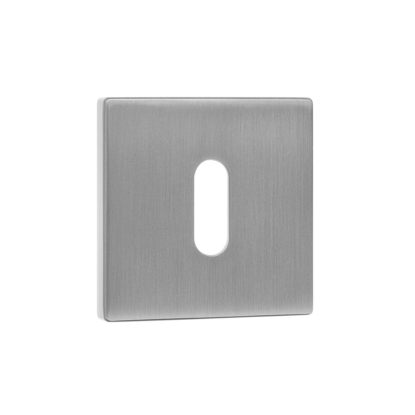 Rozeta Kwadratowa Klucz Szyld do Klamki Wewnętrznej Srebrna Kuchinox