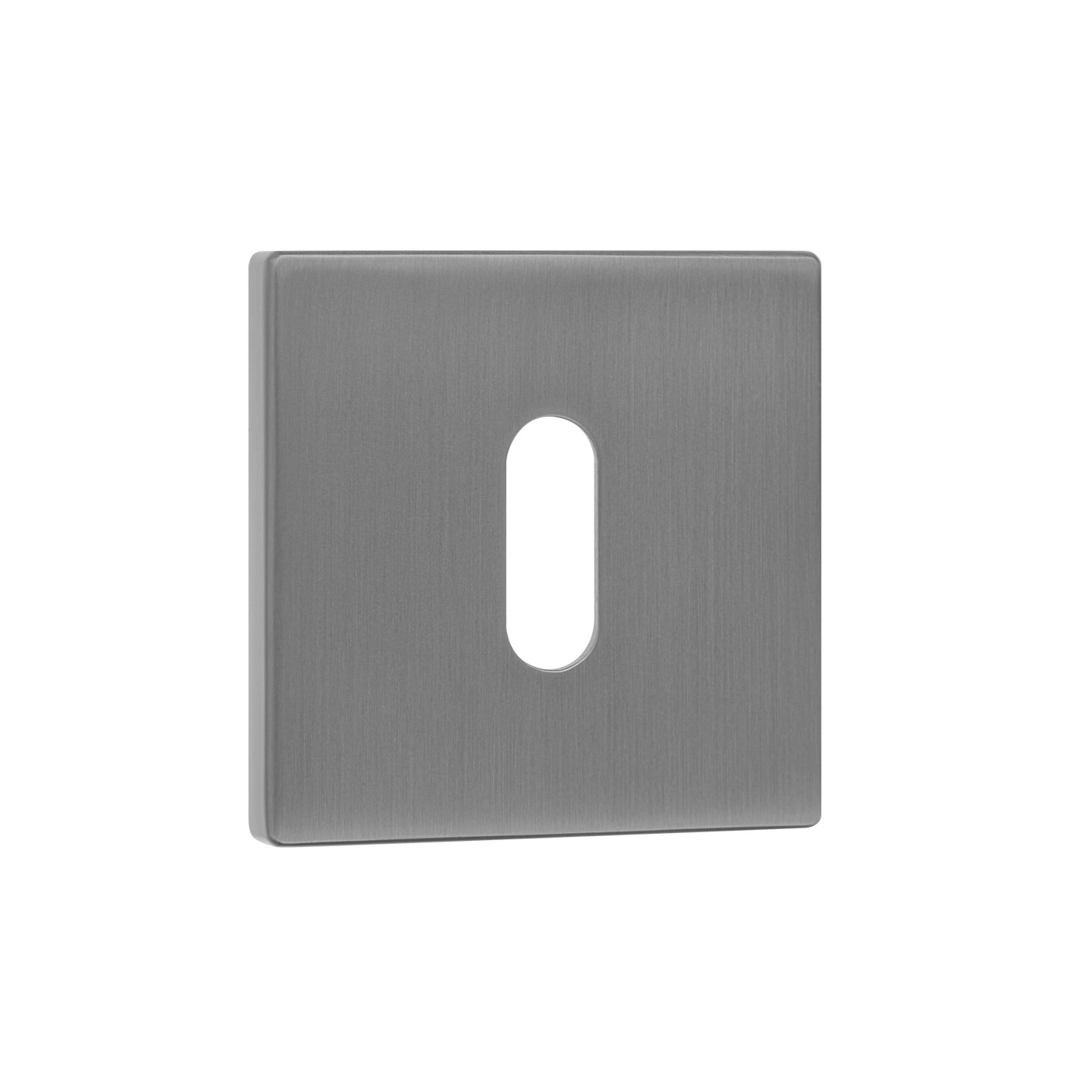 Rozeta Kwadratowa Klucz Szyld do Klamki Wewnętrznej Szara Kuchinox