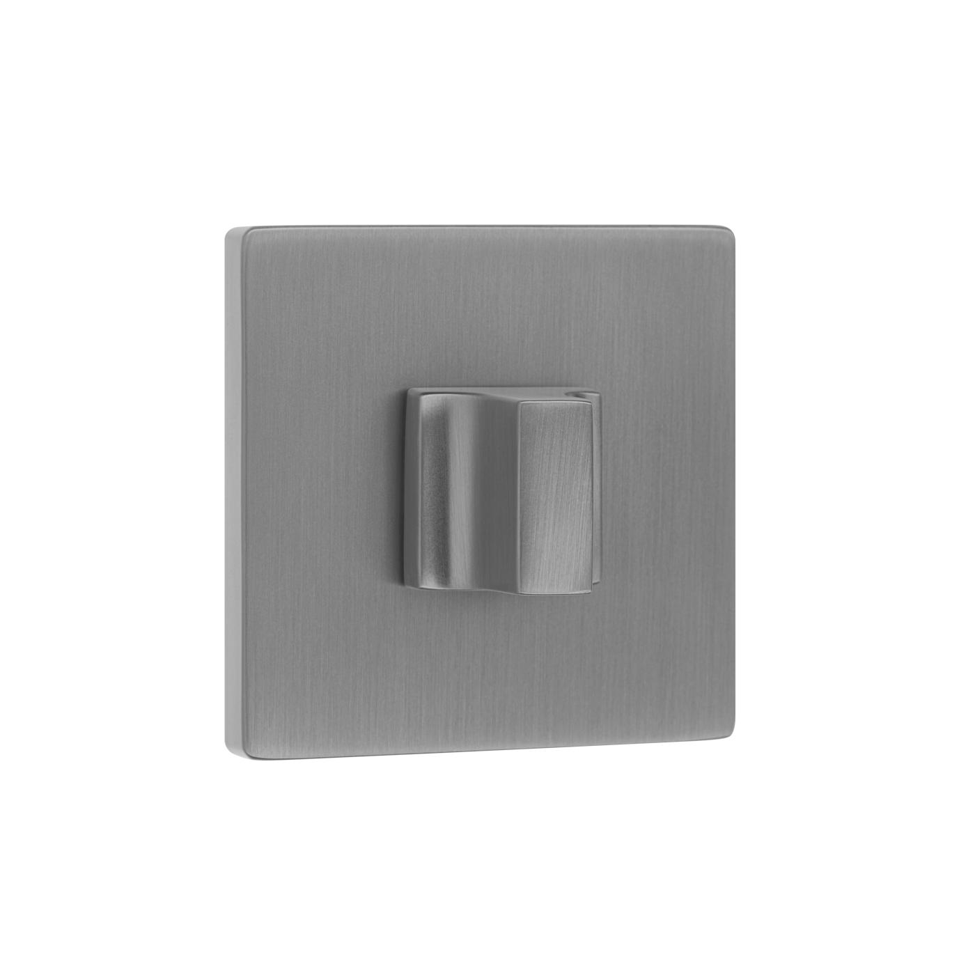 Rozeta Kwadrat WC Szyld do Klamki Wewnętrznej Szara Kuchinox