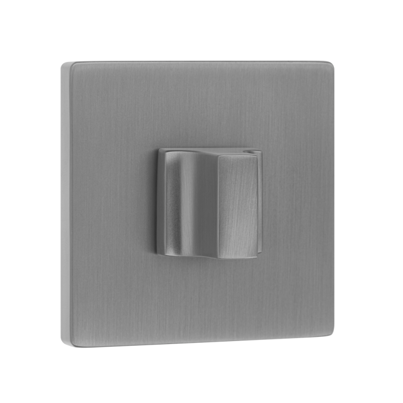 Rozeta Kwadrat WC Szyld do Klamki Wewnętrznej Szara Kuchinox