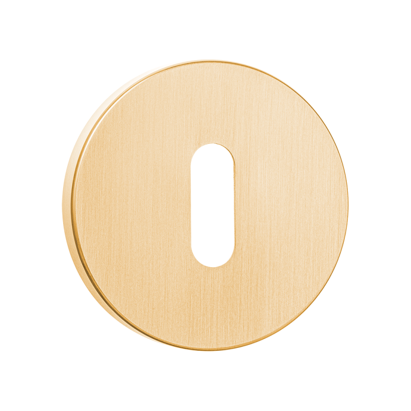 Rozeta Okrągła Klucz Szyld do Klamki Wewnętrznej Złoty Mat Kuchinox Rozeta Okrągła Klucz Szyld do Klamki Wewnętrznej Złoty Mat Kuchinox