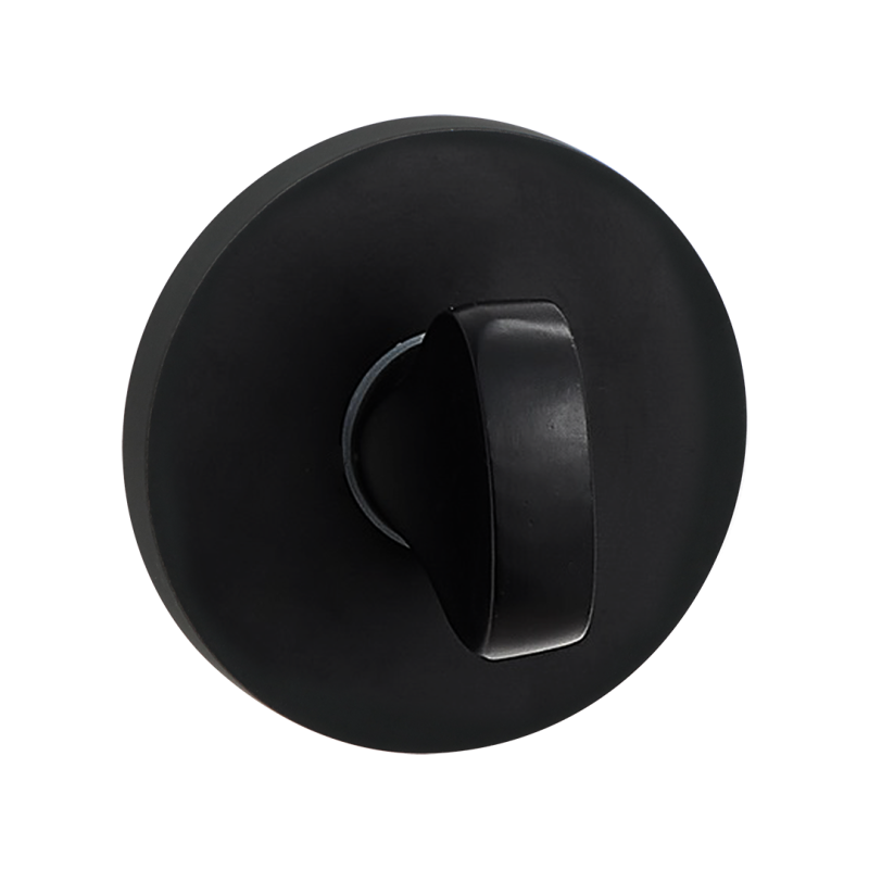 Rozeta Okrągła WC Szyld do Klamki Wewnętrznej Czarna Kuchinox Rozeta Okrągła WC Szyld do Klamki Wewnętrznej Czarna Kuchinox