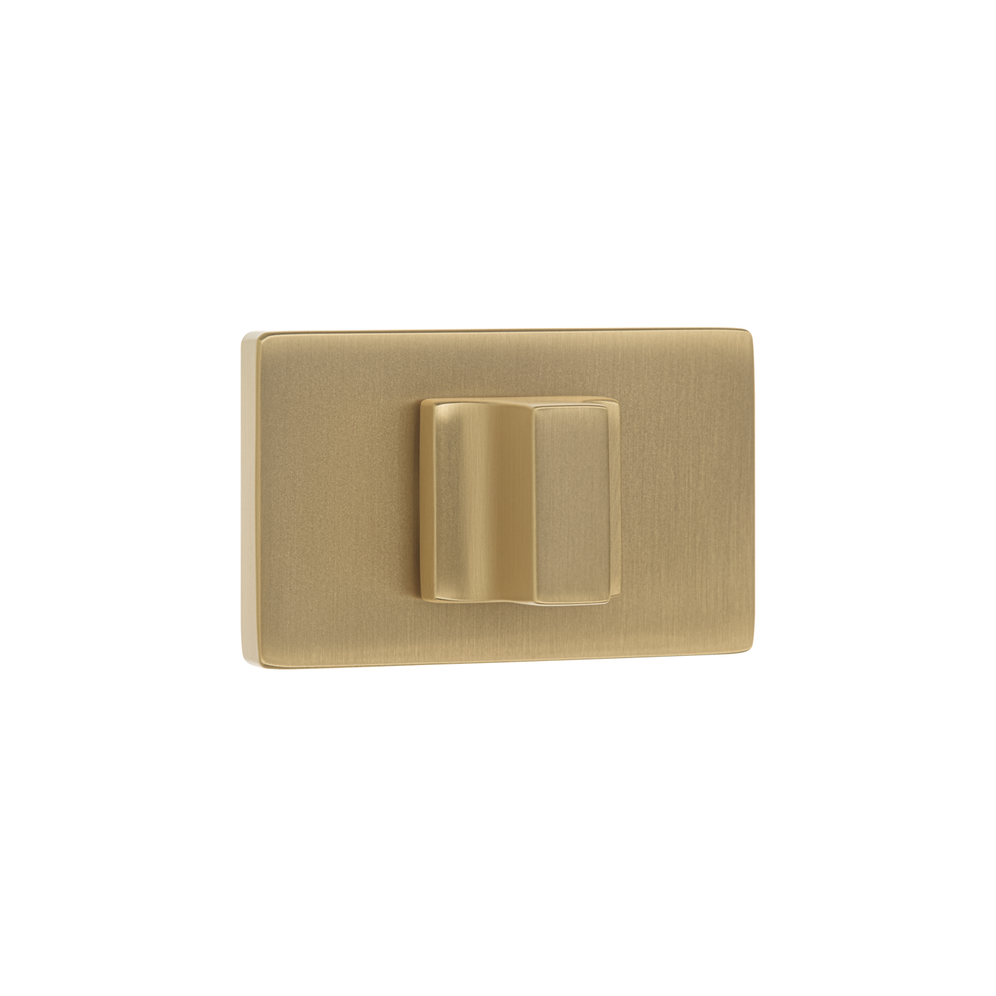 Rozeta Prostokątna WC Szyld do Klamki Wewnętrznej Złota Kuchinox