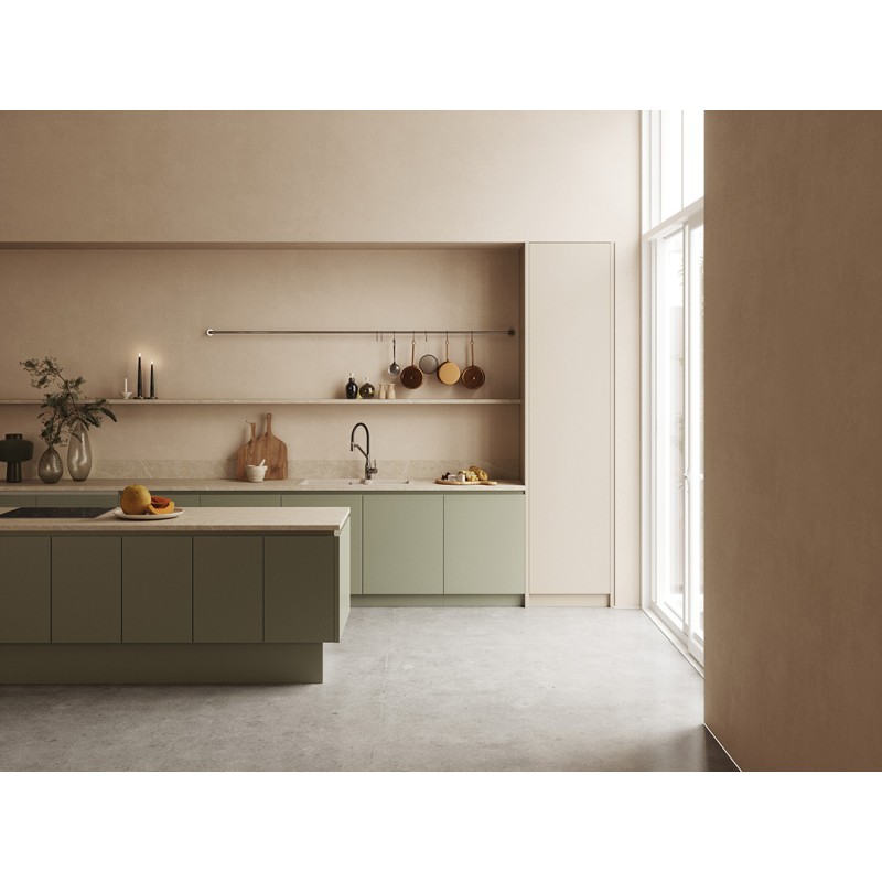 Zlew Zlewozmywak Dwukomorowy Wpuszczany Beżowy Milos Laveo