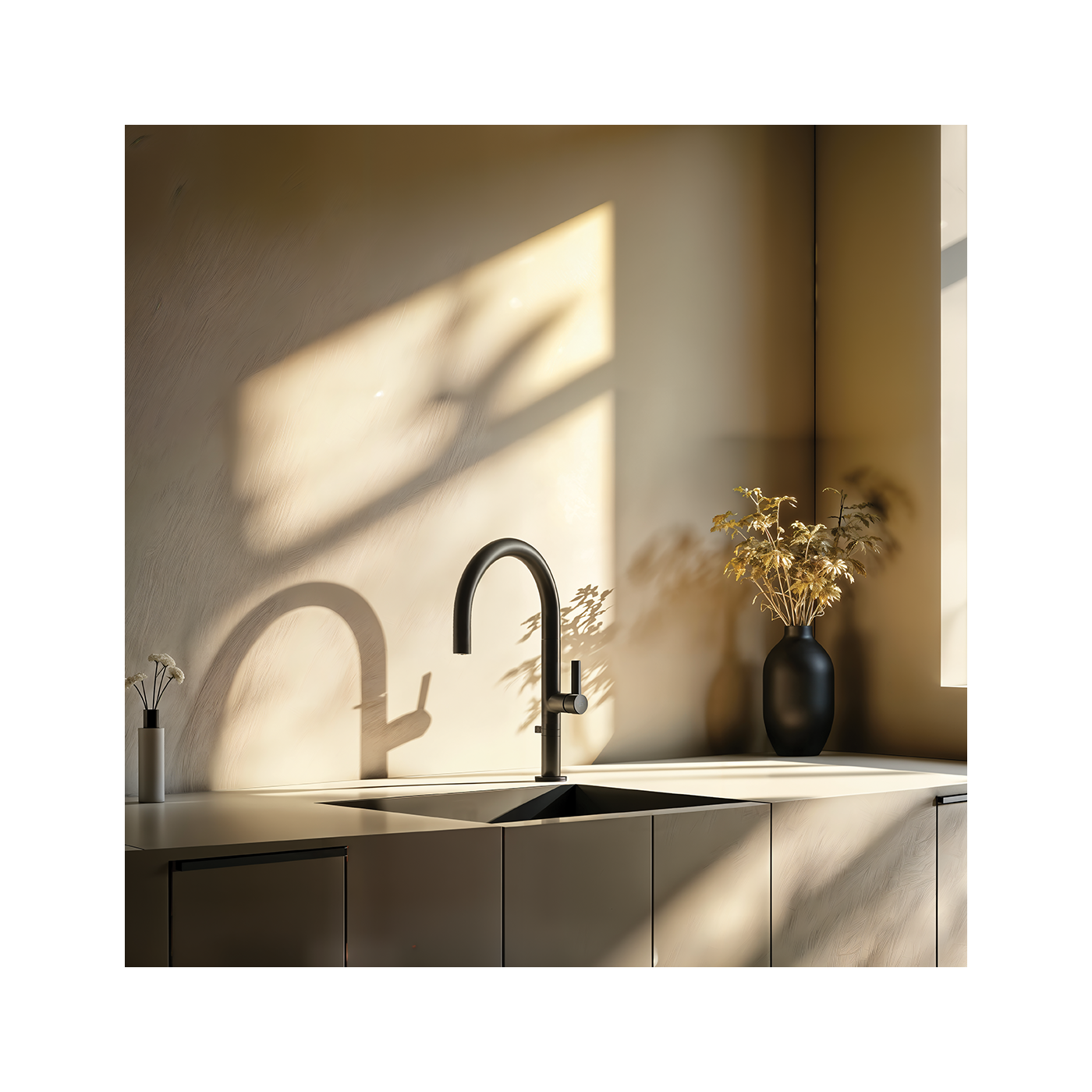 Bateria Zlewozmywakowa Pureco Kuchenna Czarna Stojąca do Filtra Wody