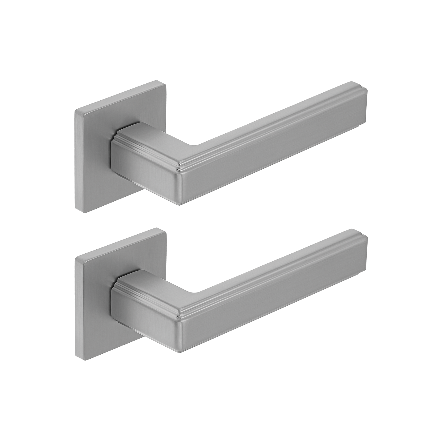 Klamka do Drzwi Wewnętrznych Szara TESSERA Kuchinox
