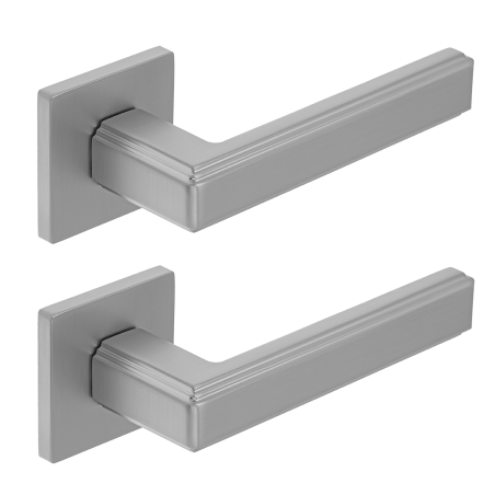 Klamka do Drzwi Wewnętrznych Szara TESSERA Kuchinox