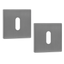 Rozeta Kwadratowa Klucz Szyld do Klamki Wewnętrznej Szara Kuchinox