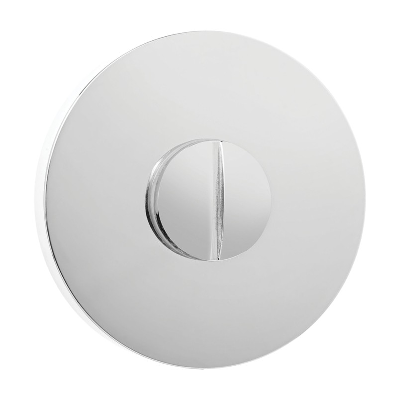 Rozeta Okrągła WC Szyld do Klamki Wewnętrznej Chrom Kuchinox