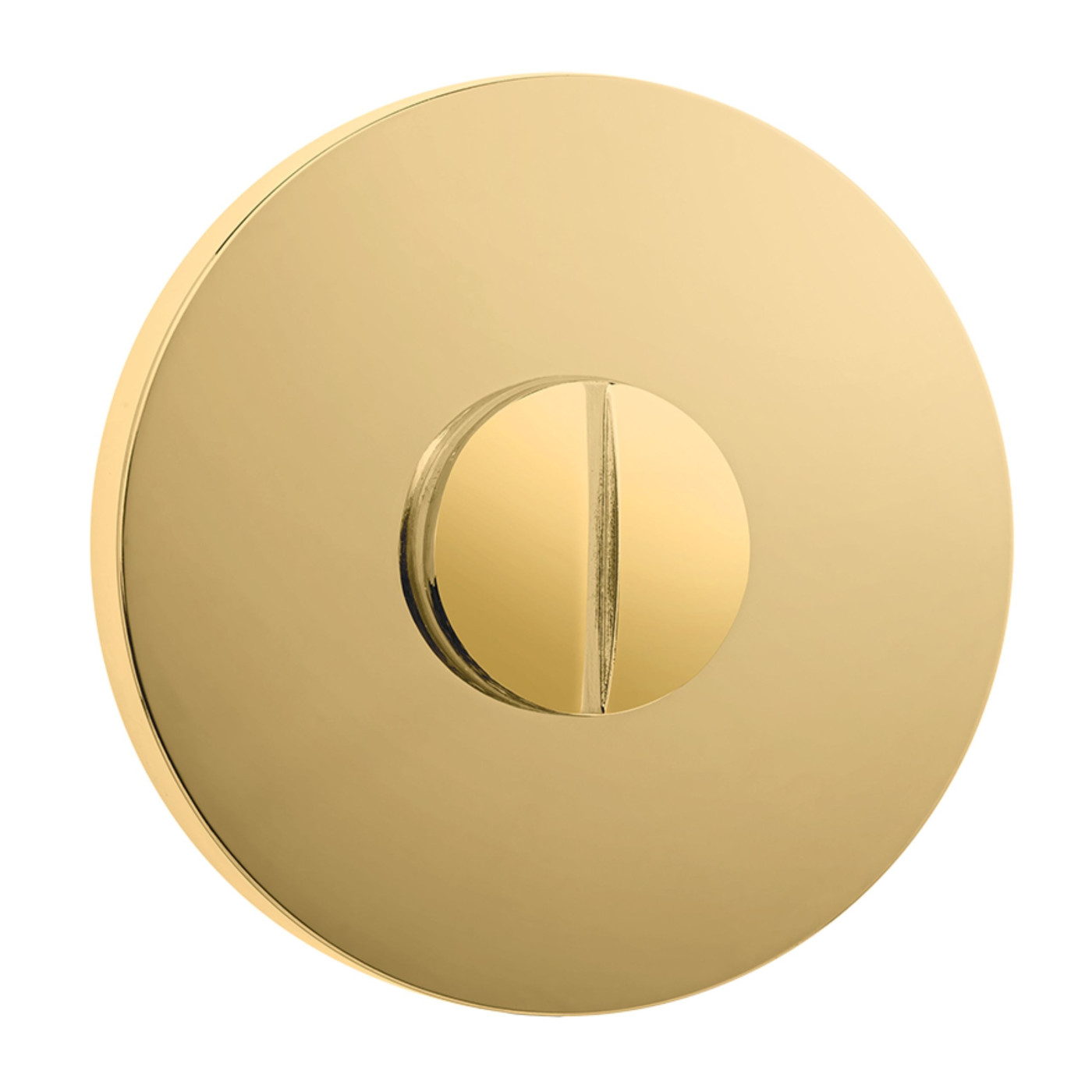 Rozeta Okrągła WC Szyld do Klamki Wewnętrznej Złota Kuchinox