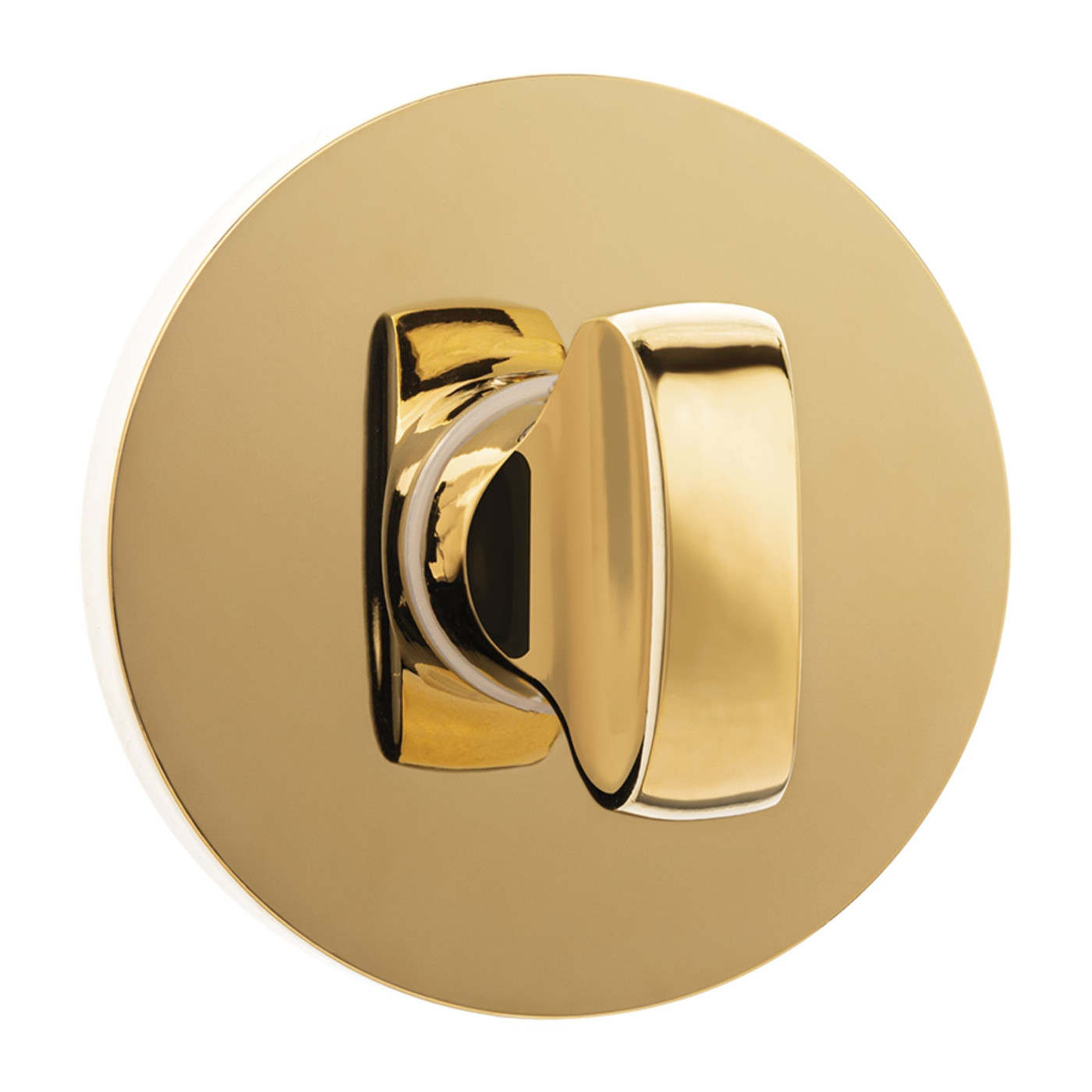 Rozeta Okrągła WC Szyld do Klamki Wewnętrznej Złota Kuchinox