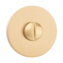 Rozeta Okrągła WC Szyld do Klamki Wewnętrznej Złota Mat Kuchinox Rozeta Okrągła WC Szyld do Klamki Wewnętrznej Złota Mat Kuchinox