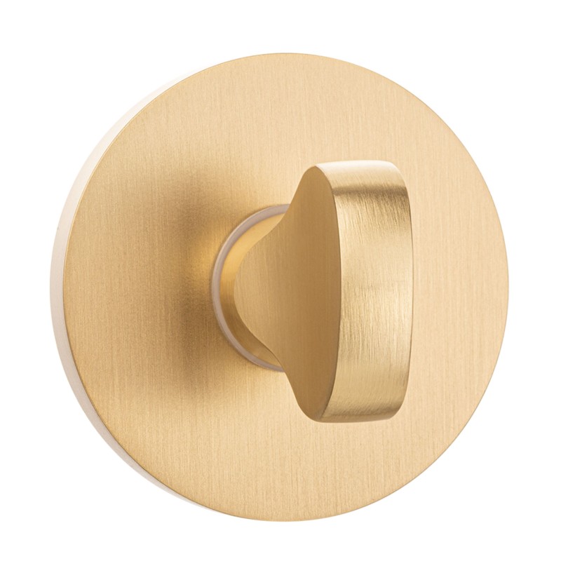 Rozeta Okrągła WC Szyld do Klamki Wewnętrznej Złota Mat Kuchinox Rozeta Okrągła WC Szyld do Klamki Wewnętrznej Złota Mat Kuchinox