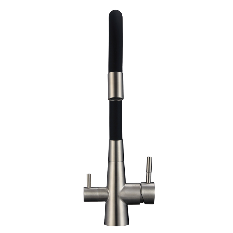 Zlew Zlewozmywak Jednokomorowy z Baterią i Syfonem Stalowy MALAWI INOX