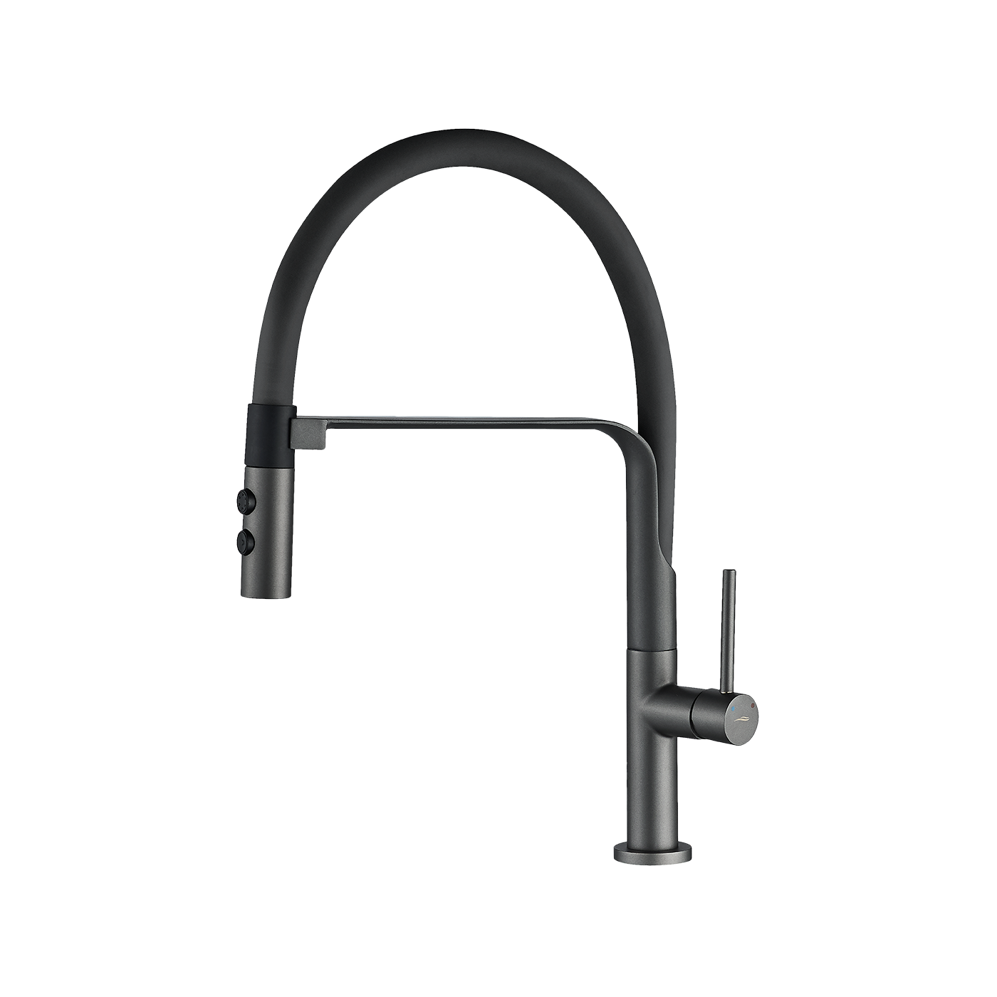 Bateria Zlewozmywakowa Stojąca z wylewką U SILUETTO Grafit Kuchinox Bateria Zlewozmywakowa Stojąca z wylewką U SILUETTO Grafit Kuchinox