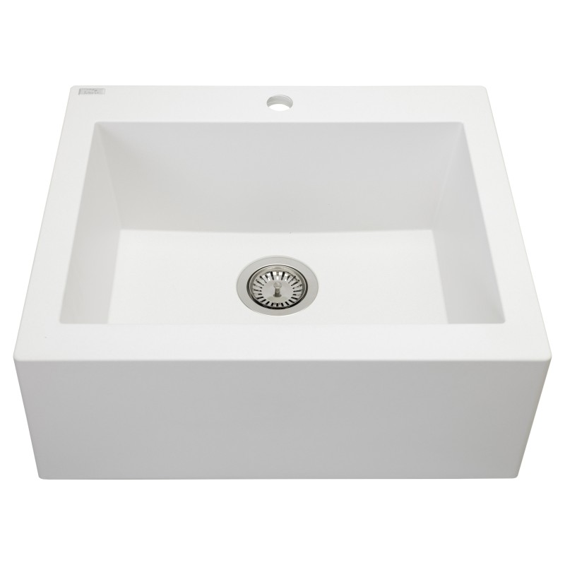 Zlew Zlewozmywak Granitowy Biały KOMODO