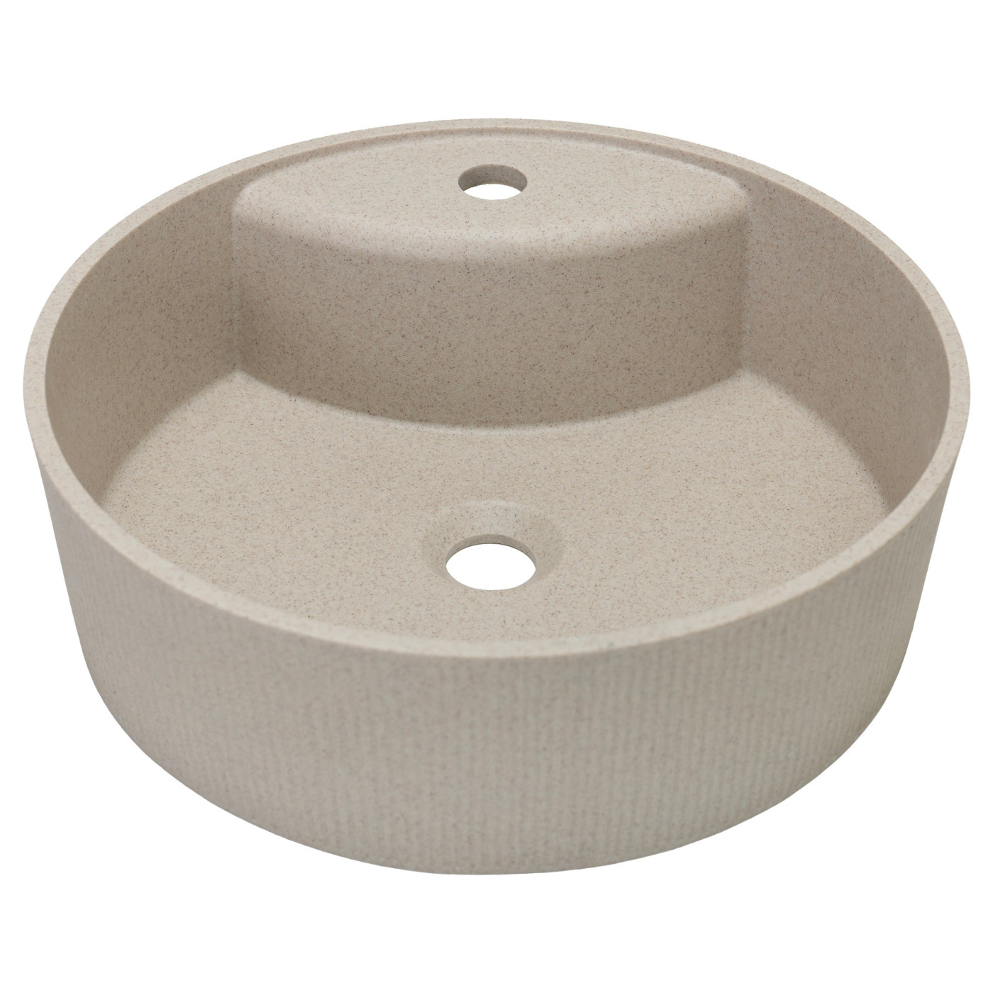 Umywalka Nablatowa Granitowa Umywalka Beżowa Laveo Cliff