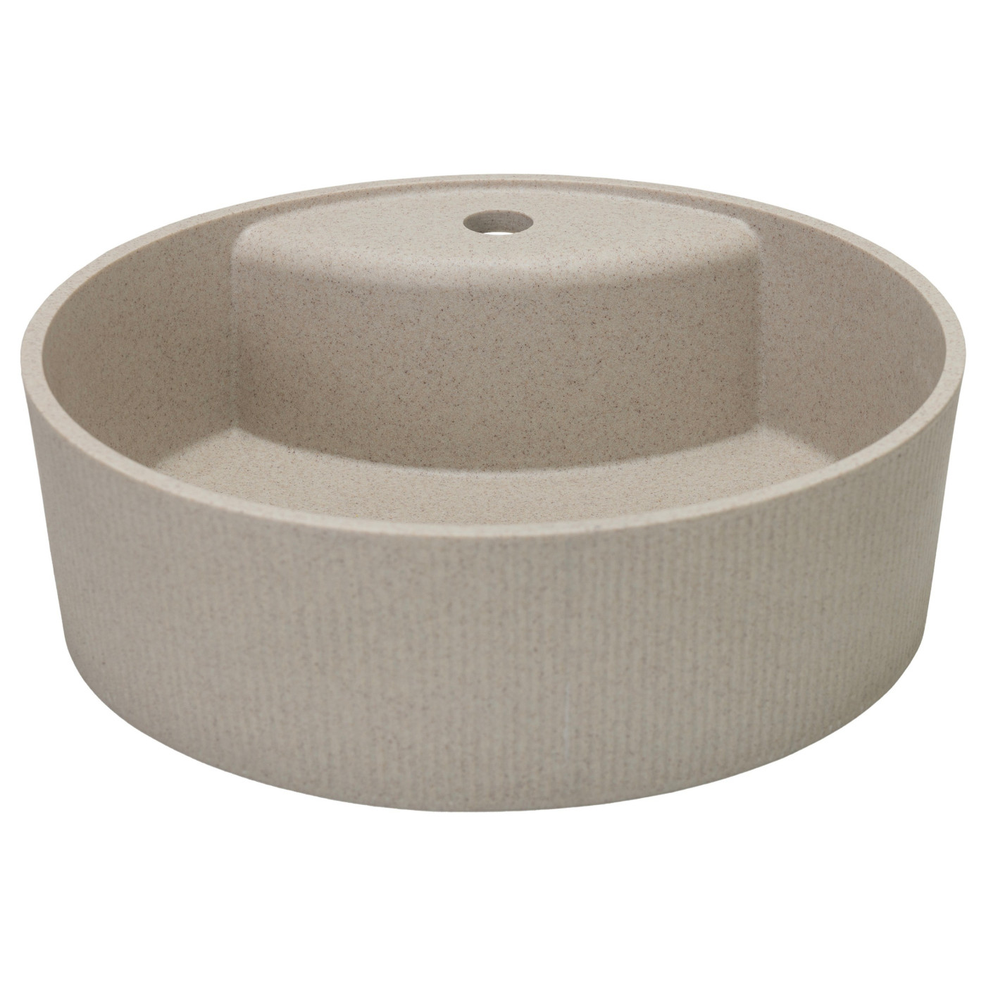 Umywalka Nablatowa Granitowa Umywalka Beżowa Laveo Cliff