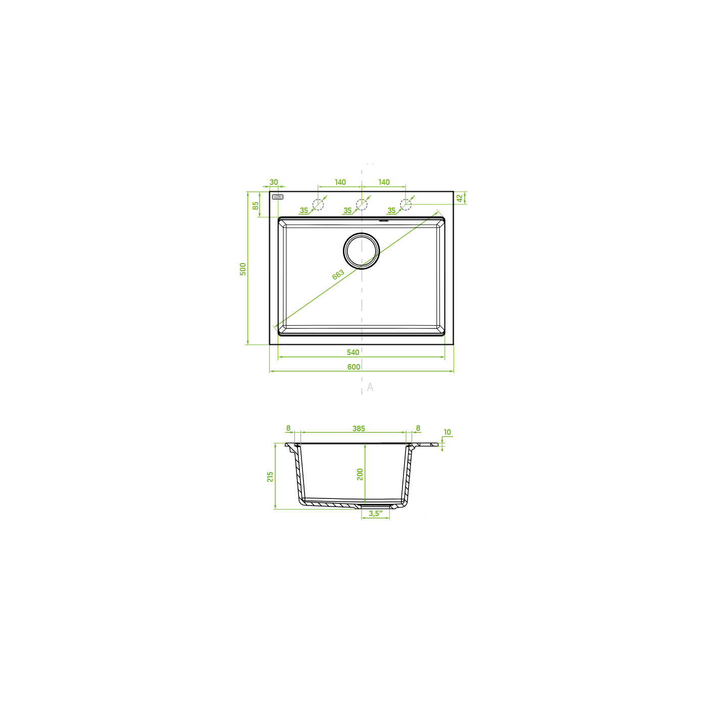 Zlew Zlewozmywak Granitowy Beżowy TAU Zlew Zlewozmywak Granitowy Beżowy TAU