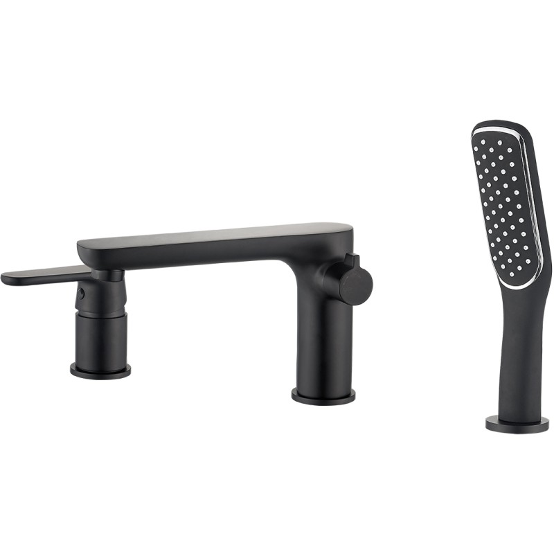 Bateria Wannowa Stojąca 3-otworowa Czarna DIMA Kuchinox BQD_713D