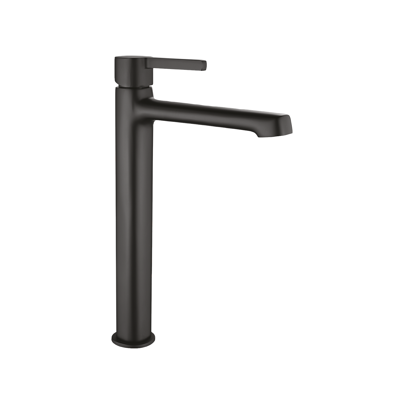 Bateria Umywalkowa Stojąca Nablatowa Czarna ALITA Laveo