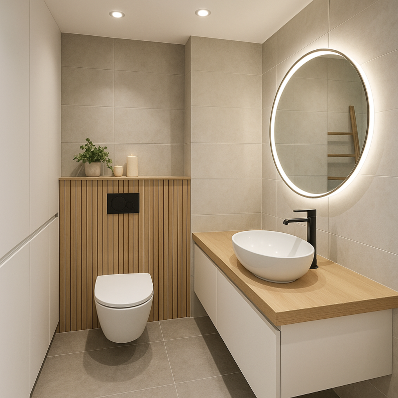 Bateria Umywalkowa Stojąca Nablatowa Czarna ALITA Laveo