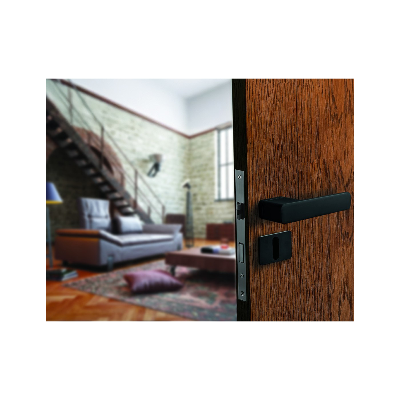 Klamka na rozecie MALI Czarna Kuchinox Klamka na rozecie MALI Czarna Kuchinox