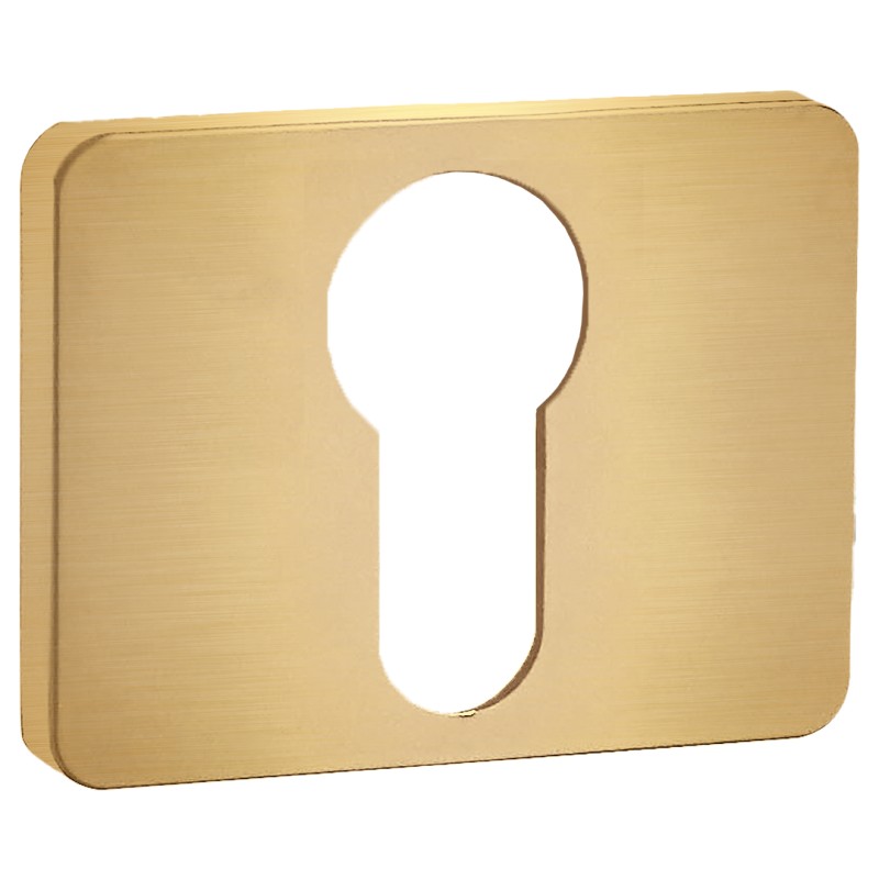 Szyld Krótki Prostokątny Wkładka Złoty Kuchinox LK7_G02A do Klamki MALI