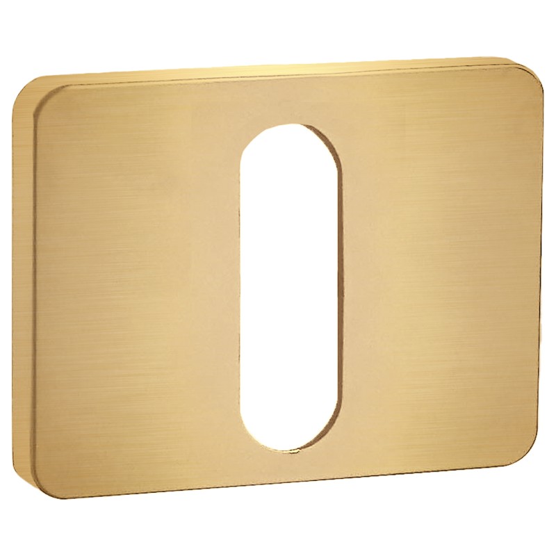 Szyld Krótki Prostokątny Klucz Złoty Kuchinox LK7_G01A do Klamki MALI