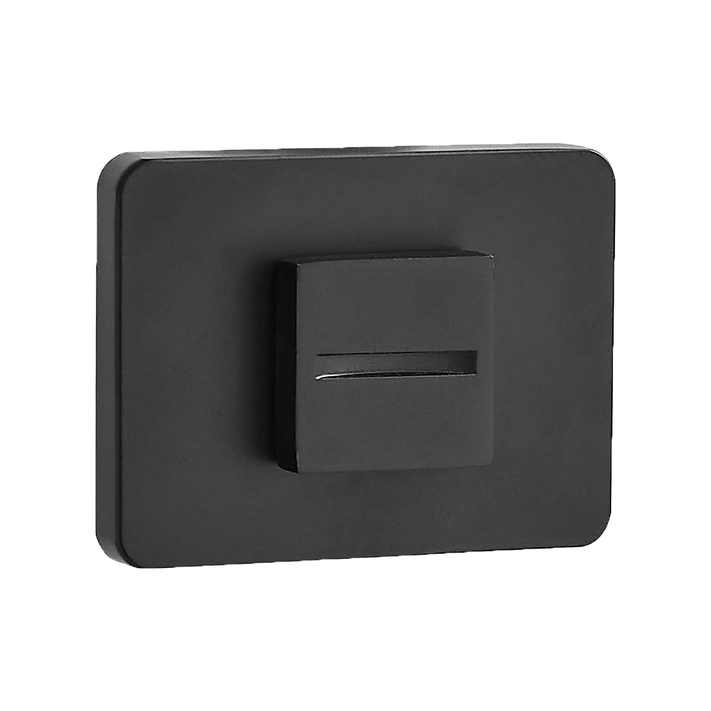 Szyld Krótki Prostokątny WC Czarny Kuchinox LK7_903A do Klamki MALI