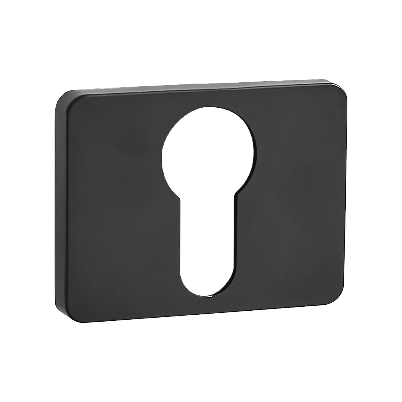 Szyld Krótki Prostokątny Wkładka Czarny Kuchinox LK7_902A do Klamki MALI