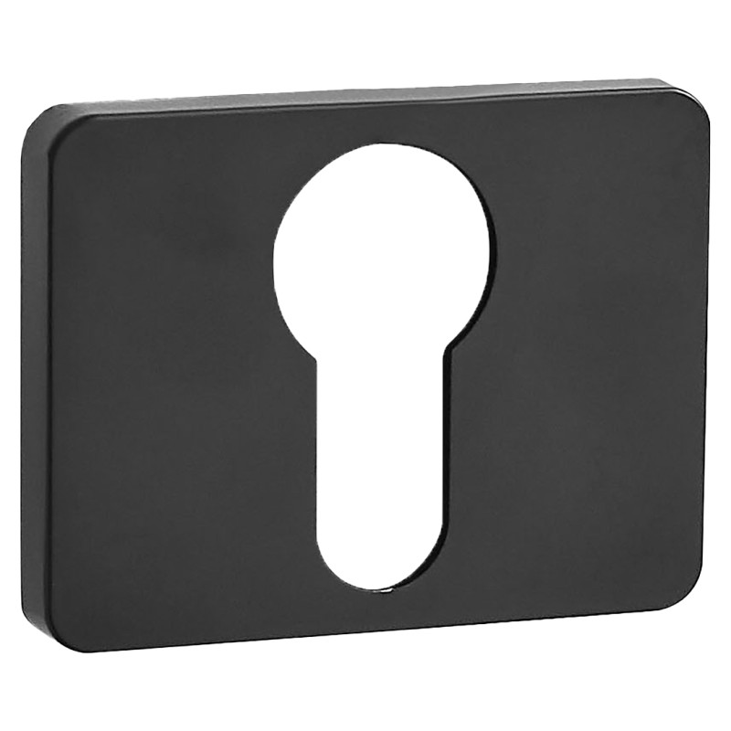 Szyld Krótki Prostokątny Wkładka Czarny Kuchinox LK7_902A do Klamki MALI