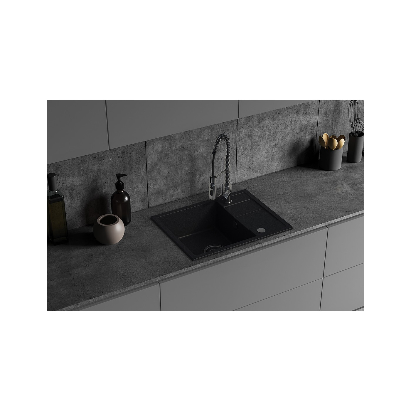 Bateria Zlewozmywakowa Stojąca Sprężyna Chrom SERPEN Kuchinox Bateria Zlewozmywakowa Stojąca Sprężyna Chrom SERPEN Kuchinox