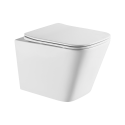 Miska Ustępowa WC Wisząca Bezkołnierzowa z Deską KVADRATO CycleON 2.0 Laveo