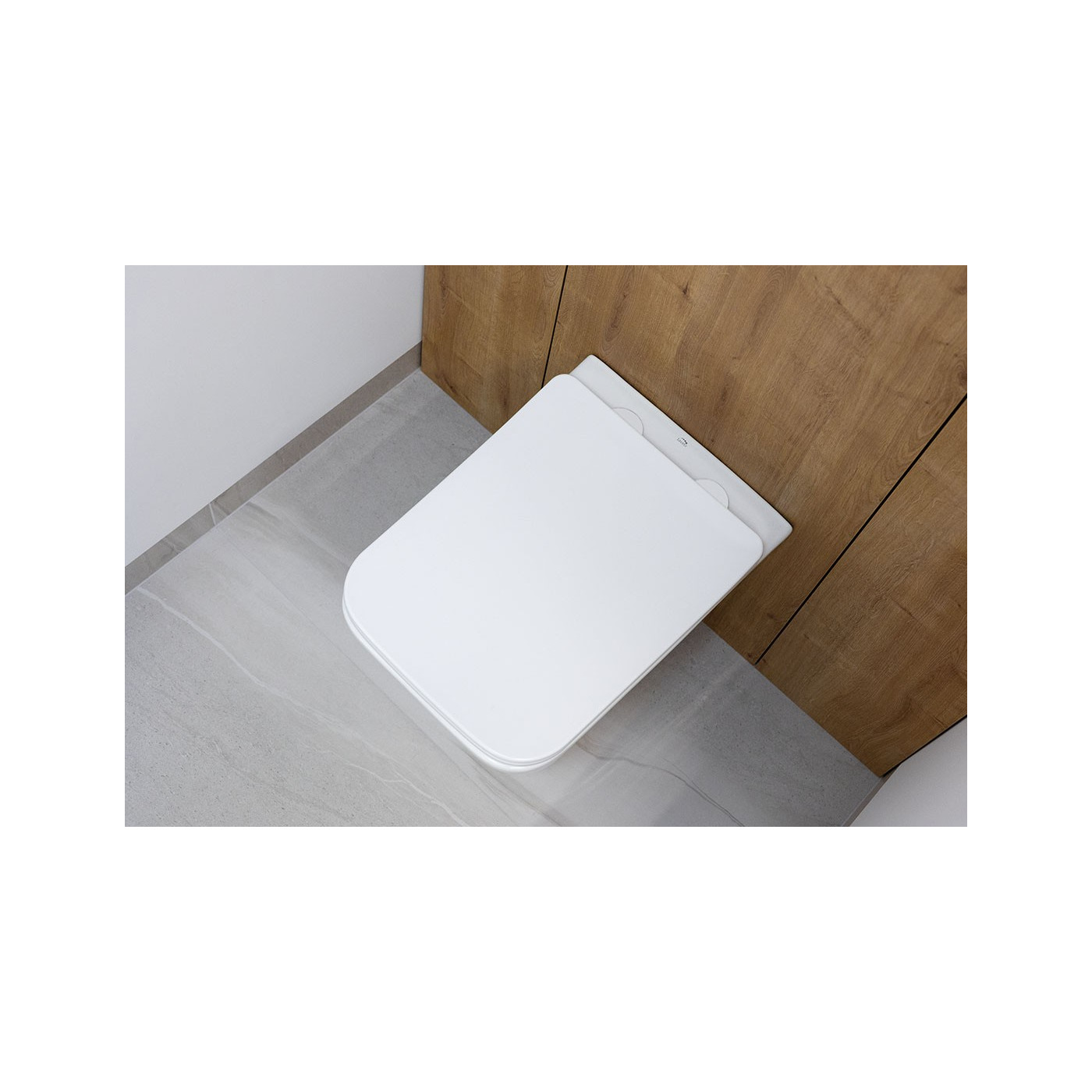 Miska Ustępowa WC Wisząca Bezkołnierzowa z Deską KVADRATO CycleON 2.0 Laveo