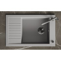 Zlew Zlewozmywak Granitowy szary z Półociekaczem Pionier Zlew Zlewozmywak Granitowy szary z Półociekaczem Pionier
