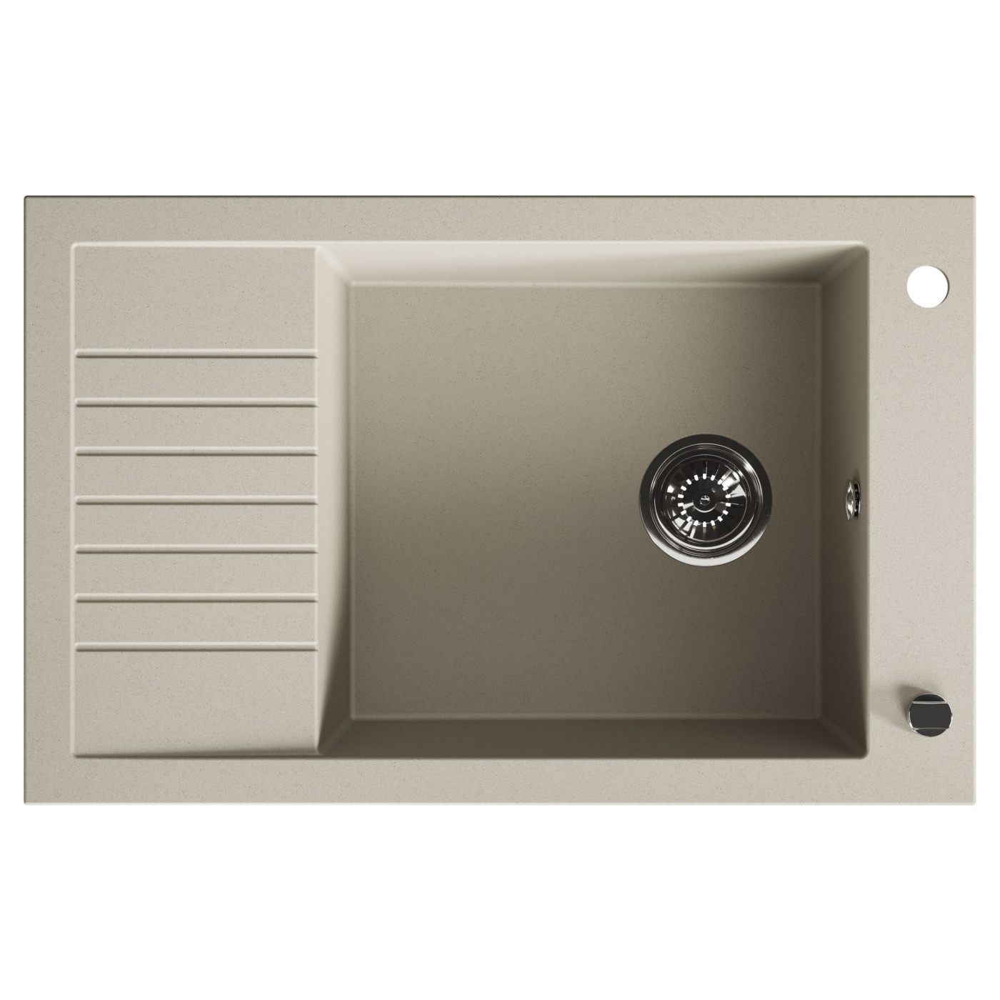 Zlew Zlewozmywak Granitowy beżowy z Półociekaczem Pionier Zlew Zlewozmywak Granitowy beżowy z Półociekaczem Pionier