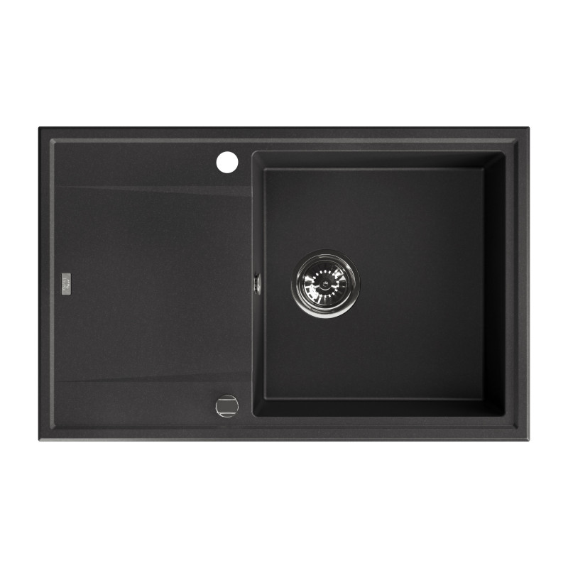 Zlew Zlewozmywak Granitowy Czarny Megalo Zlew Zlewozmywak Granitowy Czarny Megalo