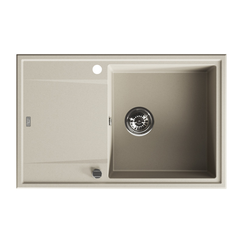 Zlew Zlewozmywak Granitowy Beżowy Megalo Zlew Zlewozmywak Granitowy Beżowy Megalo