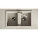 Zlew Zlewozmywak Granitowy Beżowy 2 Komorowy Barbados