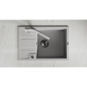 Zlew Zlewozmywak Jednokomorowy Szary z Półociekaczem Barbados Zlew Zlewozmywak Jednokomorowy Szary z Półociekaczem Barbados