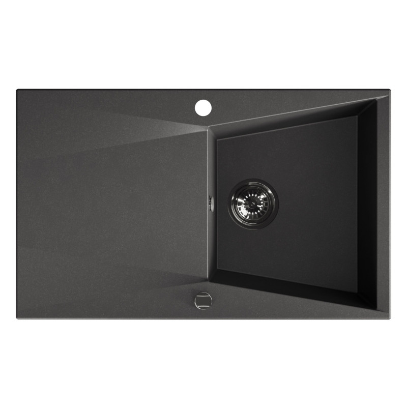 Zlew Zlewozmywak Granitowy Czarny GRENADA